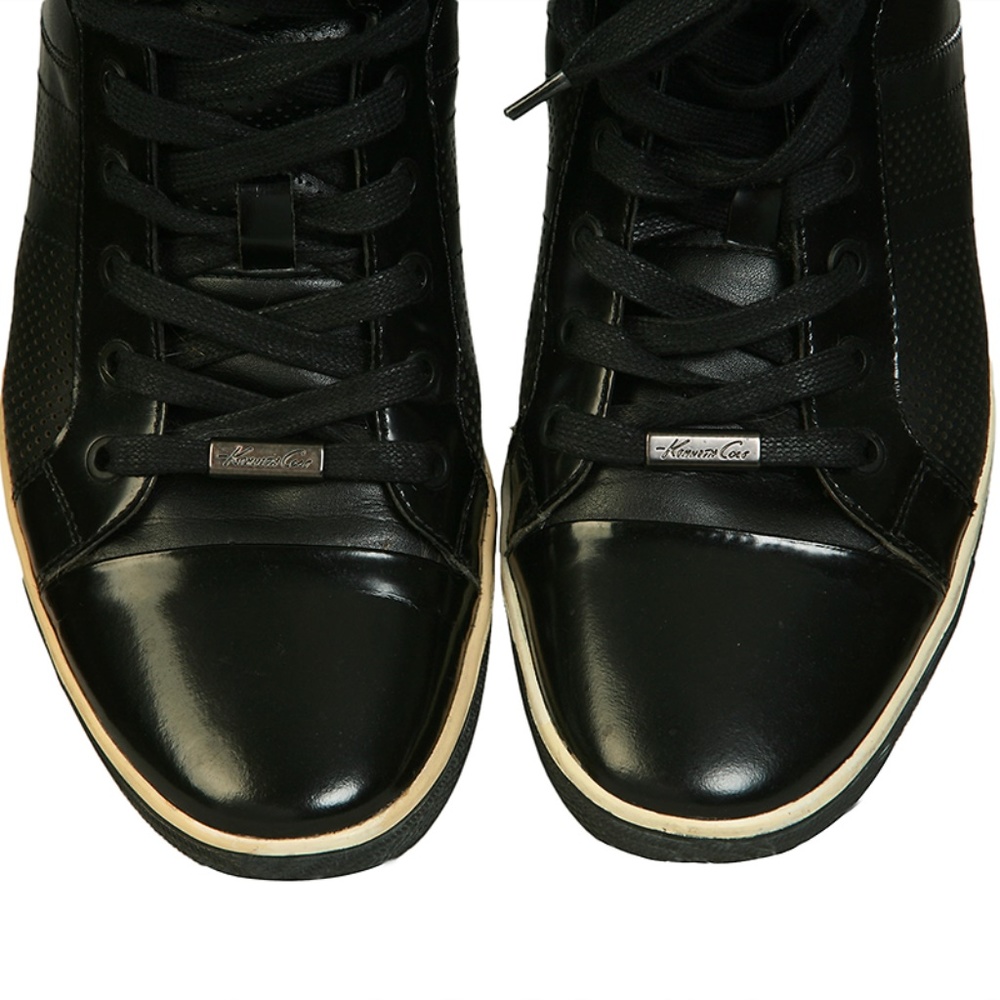 Kenneth Cole Leather High Top Shoes Sneaker 9M NWT - Picture 4 of 7